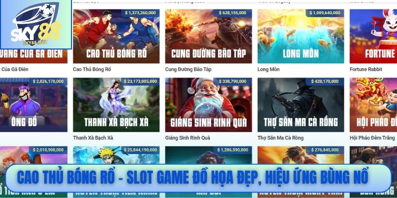 Cao Thủ Bóng Rổ – Slot game đồ họa đẹp, hiệu ứng bùng nổ