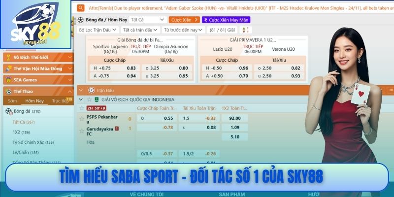 Tìm hiểu SABA Sport - Đối tác số 1 của SKY88